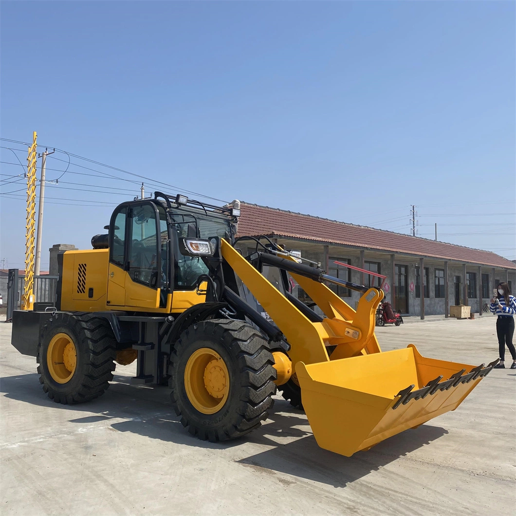 1/1.5/1.8/2/2.5/3/4ton Small Wheel Loader Mini Loader Skid Steer Loader Crawler Excavator Loader